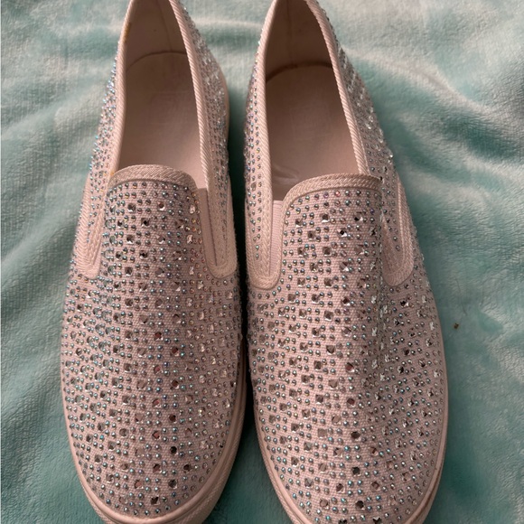 Women's Sparkling Slip-On Shoes - Picture 3 of 5